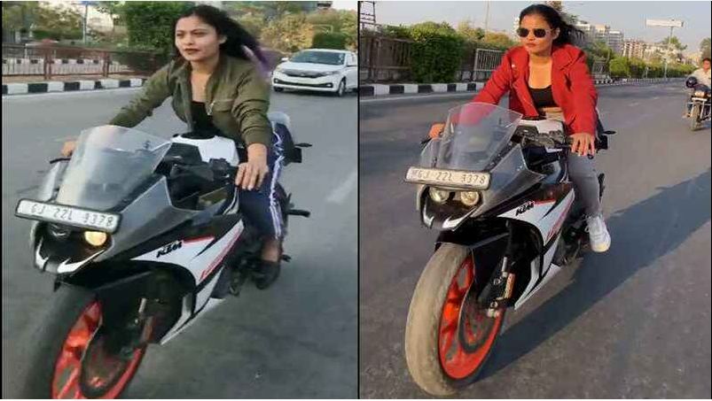 ಸ್ಪೈಡರ್ ಮ್ಯಾನ್  ಸ್ಪೀಡ್ ಅಲ್ಲಿ ಬೈಕ್ ರೈಡ್ ಮಾಡಿ ಅರೆಸ್ಟ್ ಆದ ಮಹಿಳೆ..! : Video Viral