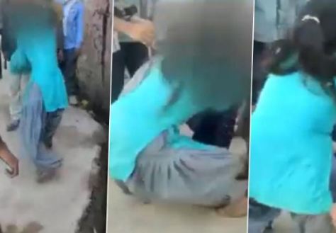 ಏಕಾಂತದಲ್ಲಿ ಕುಳಿತಿದ್ದ ಪ್ರೇಮಿಗಳ ಮೇಲೆ ಹಲ್ಲೆ ನಡೆಸಿದ ಗುಂಪು : ಯುವತಿಯ ದುಪಟ್ಟಾ ಎಳೆದು  ಹಲ್ಲೆ ನಡೆಸಿರುವ ವಿಡಿಯೋ ವೈರಲ್..!