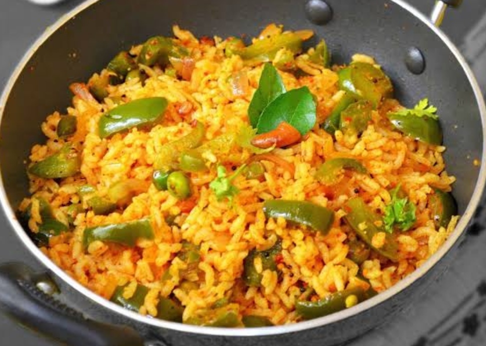 Saakshatv cooking recipes Capsicum vangibhath