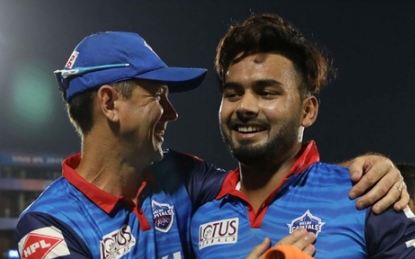 rishab pant Ricky Ponting delhi capitals ipl 2021 saakshatv