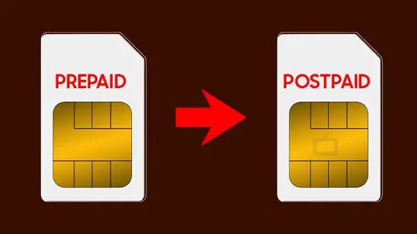 How to transfer postpaid mobile number to prepaid