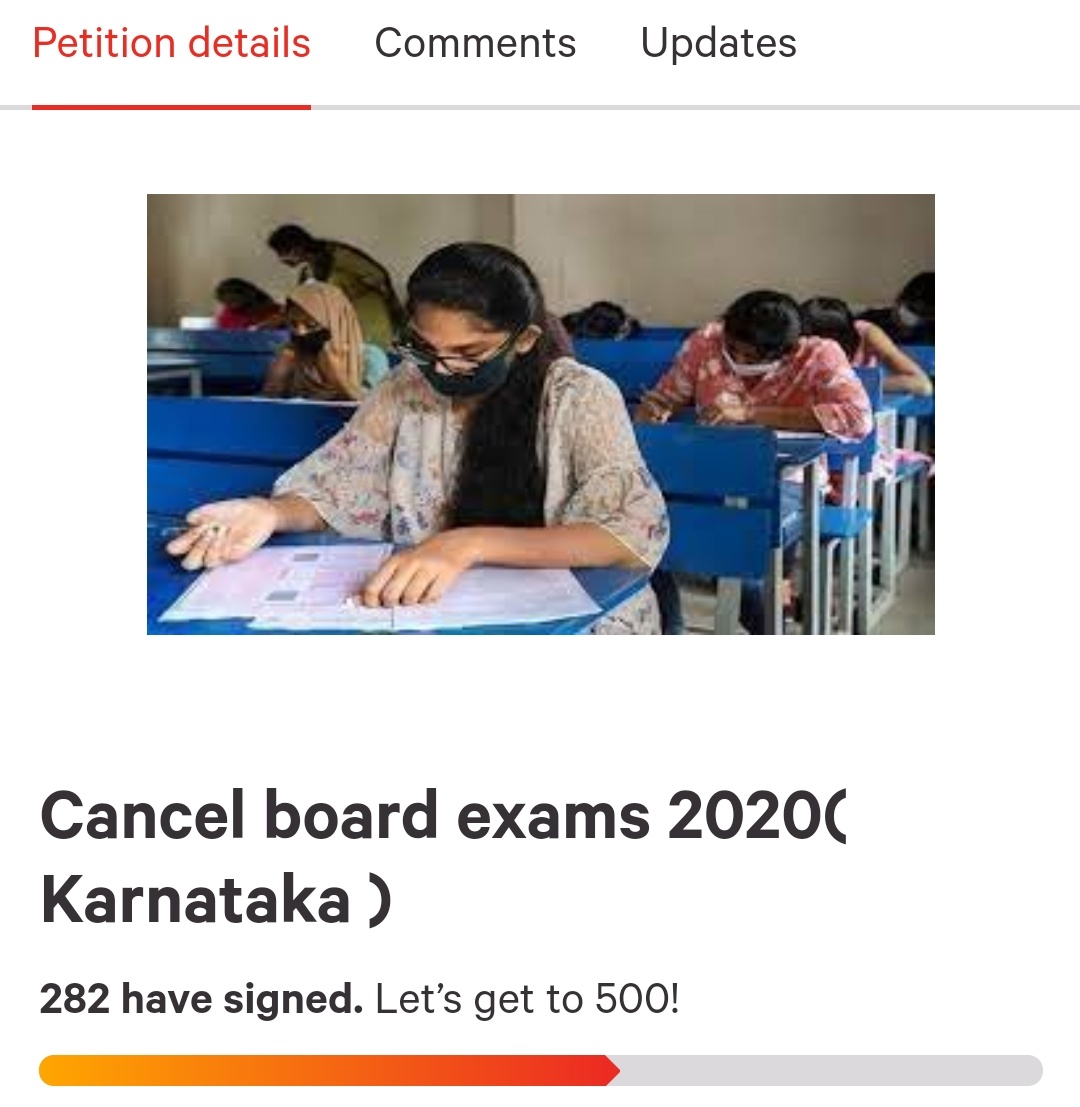 Karnataka sslc Students do not favor exam cancellation!