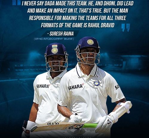 rahul dravid suresh raina team india saakshatv
