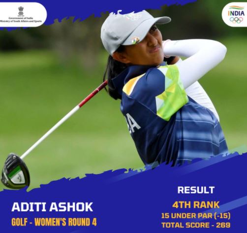 Golfer Aditi Ashok
