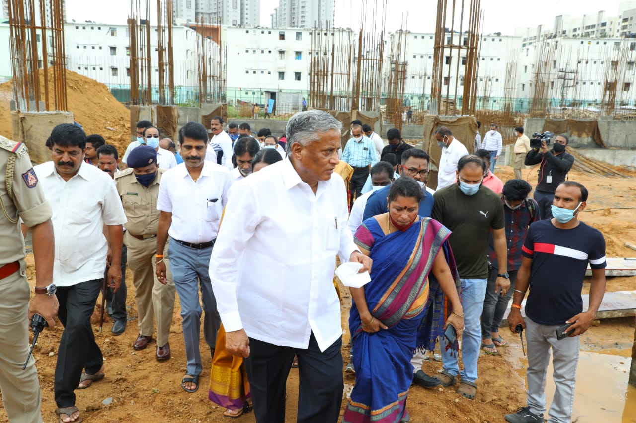 ನಾಯಂಡಹಳ್ಳಿ ಮಲ್ಟಿ ಸ್ಪೆಷಾಲಿಟಿ ಆಸ್ಪತ್ರೆ ಕಾಮಗಾರಿ ಪರಿಶೀಲಿಸಿದ ಸಚಿವ ವಿ.ಸೋಮಣ್ಣ
