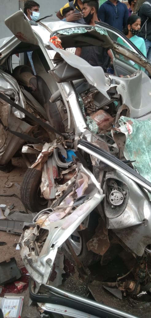 ಬೆಂಗಳೂರಿನಲ್ಲಿ ಸರಣಿ ಅಪಘಾತ ಒರ್ವ ಸಾವು ಮತ್ತೊಬ್ಬ ಗಂಭೀರ