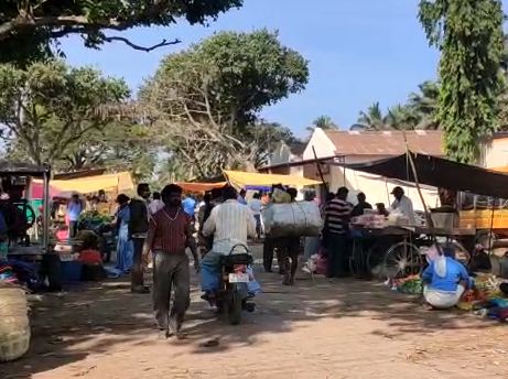 Covid 19 rule disappears in Mandya saaksha tv