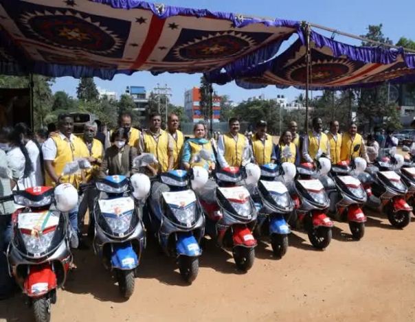 Distribution of 12 Electric Bikes to Primary Health Centers Saaksha Tv