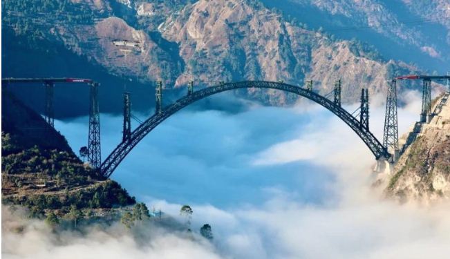 world tallest railway bridge Saaksha Tv
