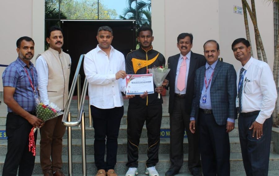 Don Bosco Institute athlete Chandrasekhar T. R saaksha tv