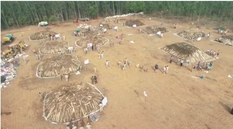 500 ಕೋಟಿ ಮೌಲ್ಯದ 2 ಲಕ್ಷ ಕೆಜಿ ಗಾಂಜಾ ಗೆ ಬೆಂಕಿ ಇಟ್ಟ ಆಂಧ್ರ ಪೊಲೀಸರು…