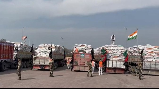 ಅಫ್ಘಾನಿಸ್ತಾನಕ್ಕೆ ಭಾರತದ ಮಾನವೀಯ ನೆರವು – 50 ಸಾವಿರ ಮೆಟ್ರಿಕ್ ಟನ್ ಗೋಧಿ ರಫ್ತು..
