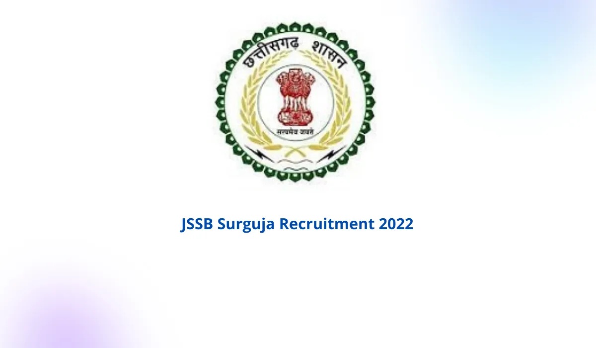 JSSB Recruitment 2022: 8ನೇ ತರಗತಿ ಪಾಸಾದವರಿಗೆ ಇಲ್ಲಿದೆ  ಉದ್ಯೋಗಾವಕಾಶ