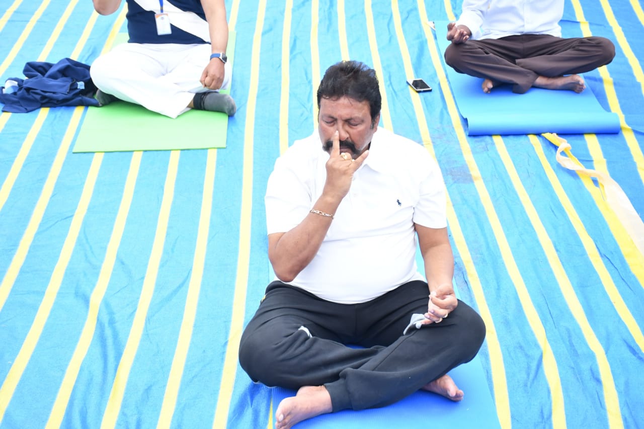 ಯೋಗವೆನ್ನುವುದು ದೈಹಿಕ- ಮಾನಸಿಕ ಸ್ವಾಸ್ಥ್ಯಕ್ಕೂ ಅದ್ಭುತ ಕ್ರಿಯಾ ಸಾಧನ:ಬಿ.ಸಿ.ಪಾಟೀಲ್