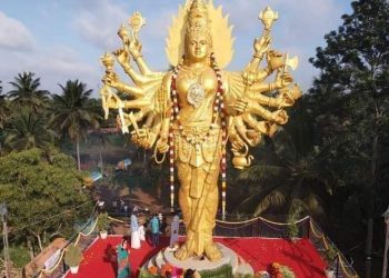 ಚನ್ನಪಟ್ಟಣದ ವಿಶ್ವದ ಎತ್ತರದ ಚಾಮುಂಡೇಶ್ವರಿ ವಿಗ್ರಹಕ್ಕೆ ಮಹಾಮಸ್ತಾಭಿಷೇಕ…