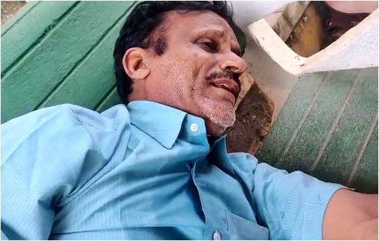 Bangalore A man who drank poison near the police commissioner's office saaksha tv