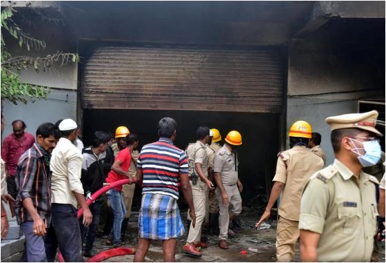Hubballi Tarihal fire accident Death toll rises to three saaksha tv