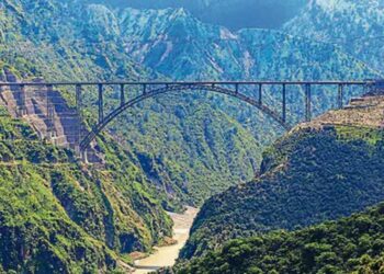 Chenab Rail Bridge – ವಿಶ್ವದ ಅತೀ ಎತ್ತರದ ಚೆನಾಬ್ ರೈಲ್ವೇ ಸೇತುವೆ ನಿರ್ಮಾಣ ಪೂರ್ಣ…