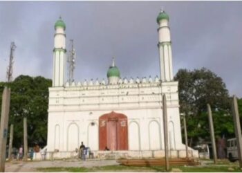 Signature collection for Ganeshotsav at Hubli Eidgah Maidan saaksha tv