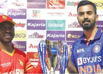 zim-vs-ind-1st-odi Zimbabwe all out for 189 runs saaksha tv