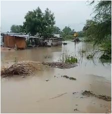 Heavy rain in Belgaum Water entered the houses saaksha tv