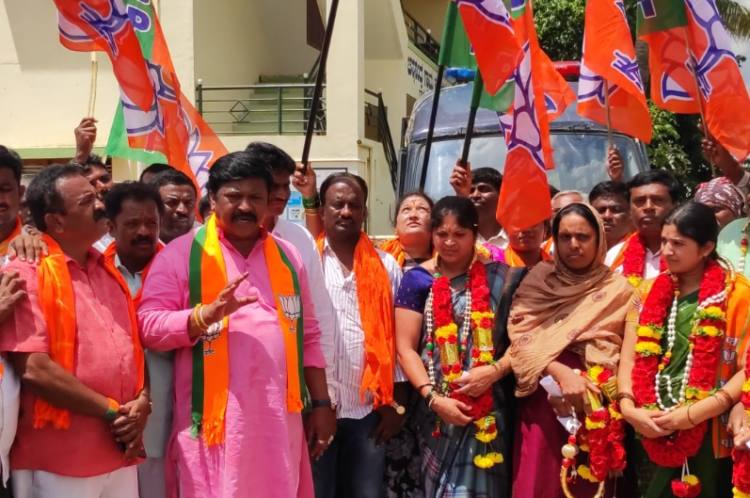 kolar-channasandra gram-panchayat-bjp-victory saaksha tv