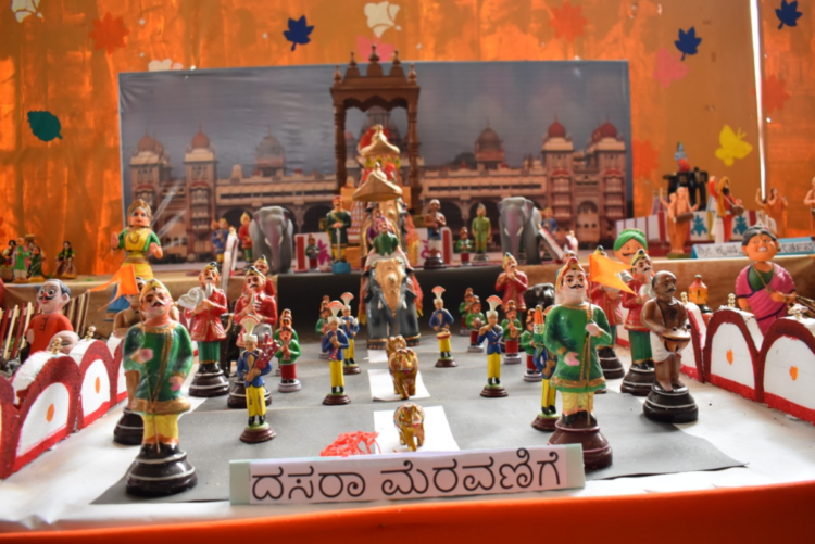 Dasara 2022 glory at Sri Vidyamanya Vidya Kendra Bangalore