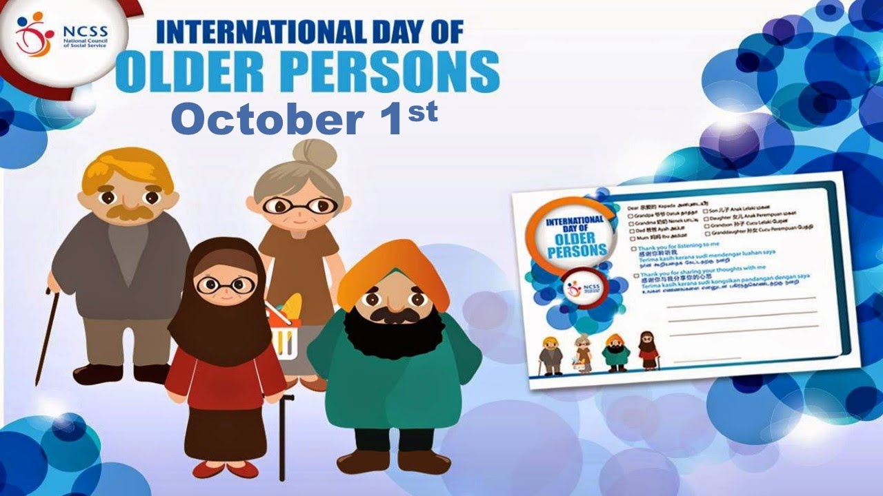 International Elderly Day October 01 ಅಂತರರಾಷ್ಟ್ರೀಯ ಹಿರಿಯರ ದಿನ