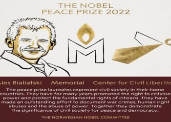 Nobel Peace Prize: ಉಕ್ರೇನ್, ರಷ್ಯಾ ಮತ್ತು ಬೆಲಾರಸ್ ಮಾನವ ಹಕ್ಕುಗಳ ಹೋರಾಟಗಾರರಿಗೆ ನೊಬೆಲ್ ಶಾಂತಿ ಪ್ರಶಸ್ತಿ…