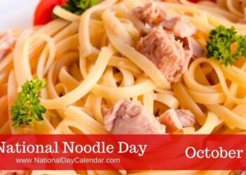 October 6-National Noodle Day
