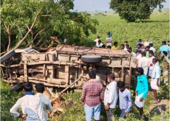 Raichur - Lorry collides with a tree - Two die on the spot