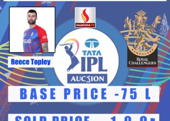 Topley goes to RCB