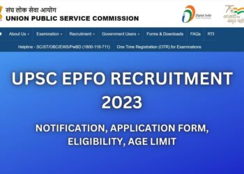 UPSC EPFO Recruitment 2023