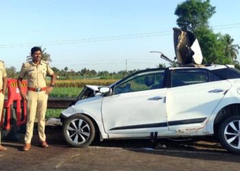 ಭೀಕರ ಅಪಘಾತ – ನವದಂಪತಿ ಬಲಿ!