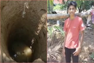 ಒಬ್ಬನೇ ಬಾವಿ ತೋಡಿದ ವಿದ್ಯಾರ್ಥಿ
