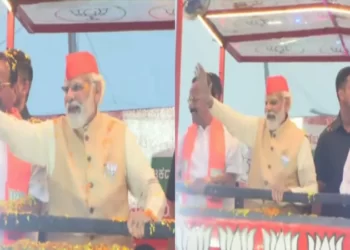 ಸಿಲಿಕಾನ್ ಸಿಟಿಯಲ್ಲಿ ಭರ್ಜರಿ ರೋಡ್ ಶೋ ನಡೆಸಿದ ಪ್ರಧಾನಿ!