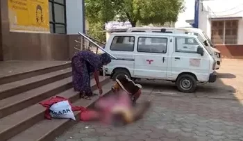 Madhya Pradesh: ಆಸ್ಪತ್ರೆಯ ಮೆಟ್ಟಿಲು ಮೇಲೆಯೇ ಹೆರಿಗೆ