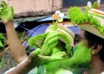 ಪಶ್ಚಿಮ ಬಂಗಾಳದಲ್ಲಿ ಟಿಎಂಸಿ ಗೆಲುವಿನ ಸಂಭ್ರಮ