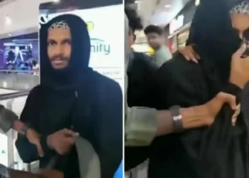 ಮಹಿಳೆಯರ ಶೌಚಾಲಯಕ್ಕೆ ಬುರ್ಖಾ ಧರಿಸಿ ಹೋದ ವ್ಯಕ್ತಿ