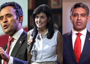 ಅಮೆರಿಕ ಅಧ್ಯಕ್ಷೀಯ ಹುದ್ದೆ ರೇಸ್‌ ನಲ್ಲಿ ಮೂವರು‌ ಭಾರತೀಯರು…