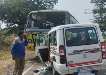 ಭೀಕರ ಅಪಘಾತ; ಐವರು ಸ್ಥಳದಲ್ಲಿಯೇ ಸಾವು!