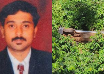 ಉರುಳಿ ಬಿದ್ದ ಕಾರು; ವ್ಯಕ್ತಿ ಬಲಿ