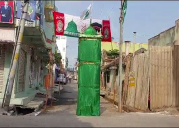 ಮಸೀದಿ ಮುಂದೆ ರಾತ್ರೋರಾತ್ರಿ ಕ್ಲಾಕ್ ಟವರ್ ನಿರ್ಮಾಣ