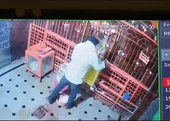 ಕೈ ಮುಗಿದು ಹುಂಡಿ ದೋಚಿದ ಖದೀಮರು