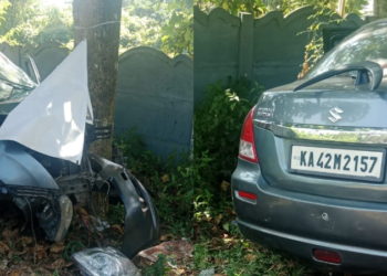 ಮಾಲಾಧಾರಿಗಳು ಹೊರಟಿದ್ದ ಕಾರು ಅಪಘಾತ; ಓರ್ವ ವ್ಯಕ್ತಿ ಸಾವು!