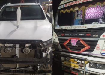 ಸಚಿವ ಮಧು ಬಂಗಾರಪ್ಪ ಪ್ರಯಾಣಿಸುತ್ತಿದ್ದ ಕಾರು ಭೀಕರ ಅಪಘಾತ!