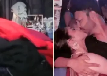 ಬ್ಲ್ಯಾಂಕೆಟ್ ಮುಚ್ಚಿಕೊಂಡು ಸರಸವಾಡಿದ ಜೋಡಿ!!