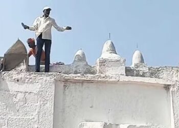 ರಾಮಮಂದಿರ ಉದ್ಘಾಟನೆ ಕುರಿತು ಅವಹೇಳನಕಾರಿ ಚಿತ್ರ; ಧಾರ್ಮಿಕ ಕಟ್ಟಡ ಧ್ವಂಸ