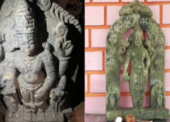ಕೃಷ್ಣಾ ನದಿಯಲ್ಲಿ ದೇವರ ಮೂರ್ತಿಗಳು ಪತ್ತೆ!