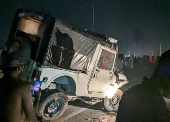 ಆರ್ ಜೆಡಿ ನಾಯಕ ತೇಜಸ್ವಿ ಯಾದವ್ ಬೆಂಗಾವಲು ವಾಹನ ಅಪಘಾತ!